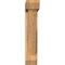 Ekena Millwork Traditional Slat Smooth Bracket w/ Offset Brace, Western Red Cedar, 5 1/2"W x 24"D x 28"H BKT0604X24X28TRA06SWR - alternate 2